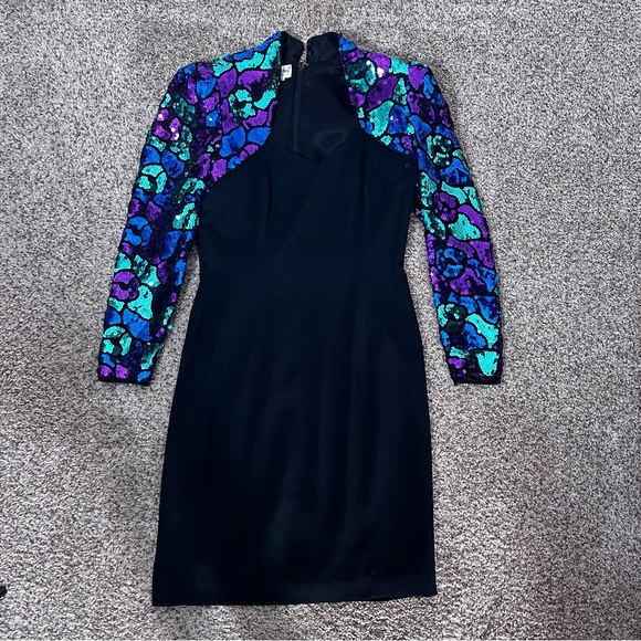Vintage Morton Myles sequin dress - Picture 2 of 9